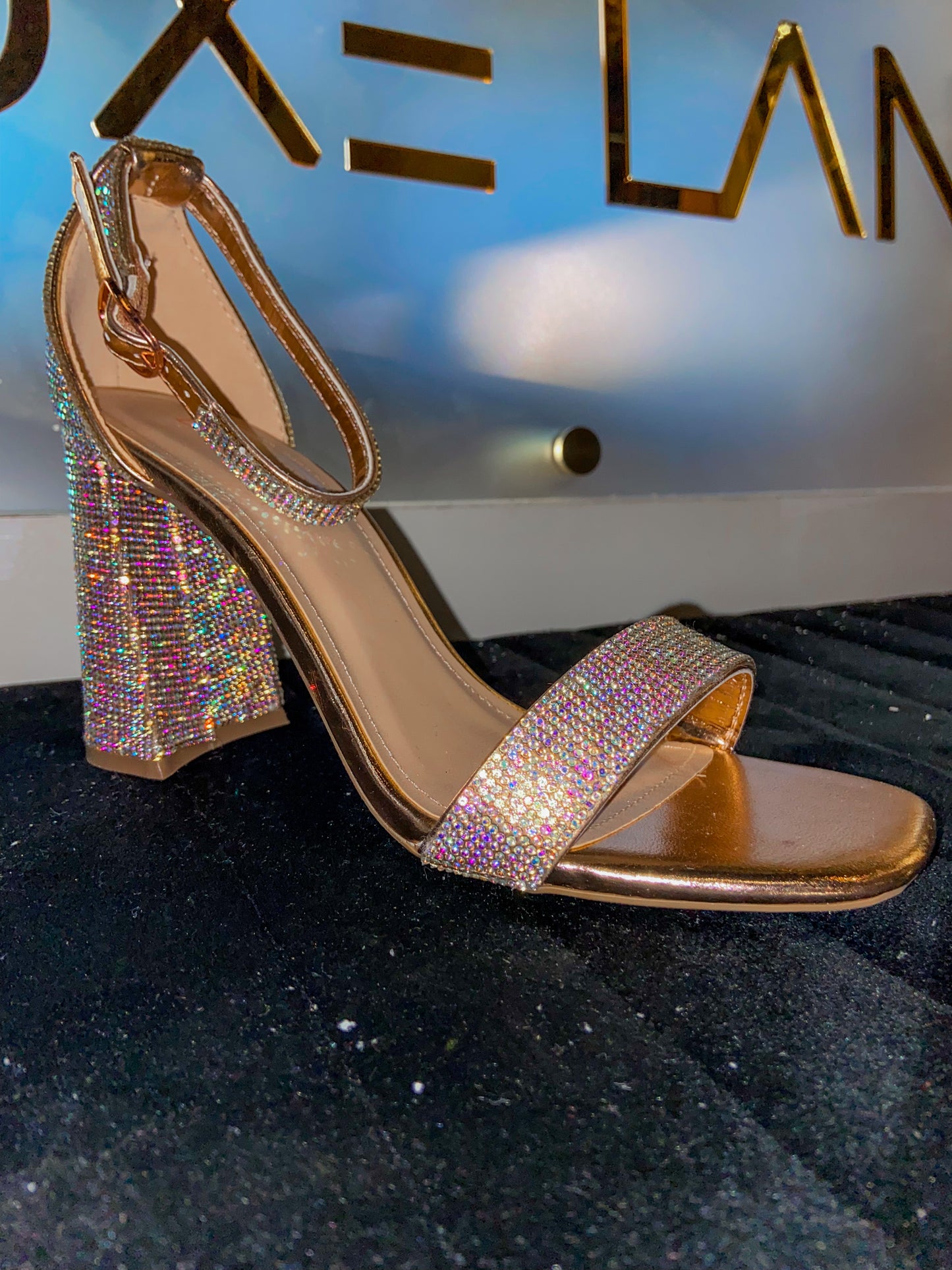Rhinestone Heels