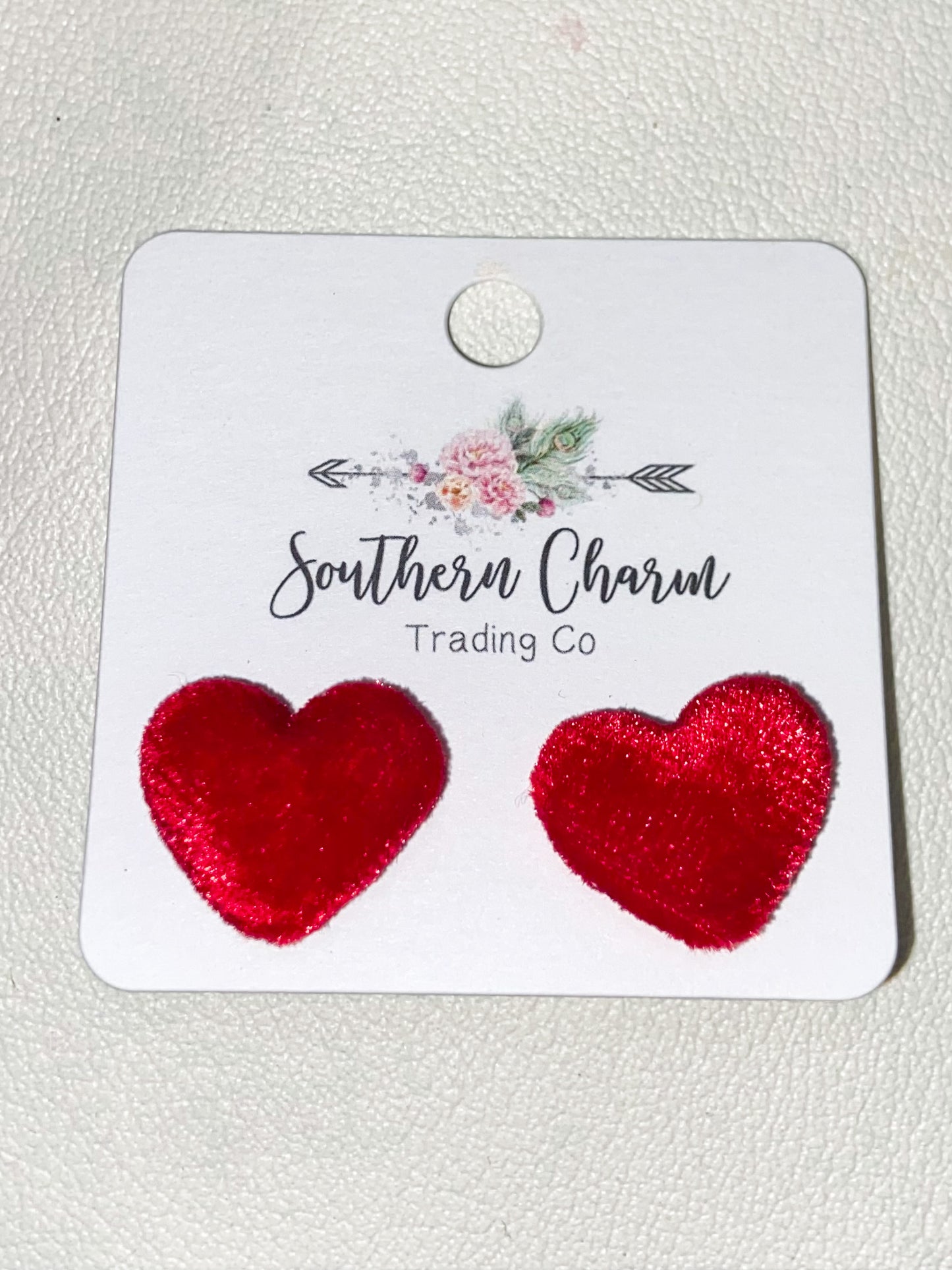 Velvet Heart Earrings